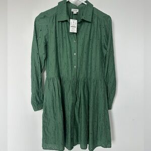 BRAND NEW J.Crew Factory Eyelet Dress in size 0